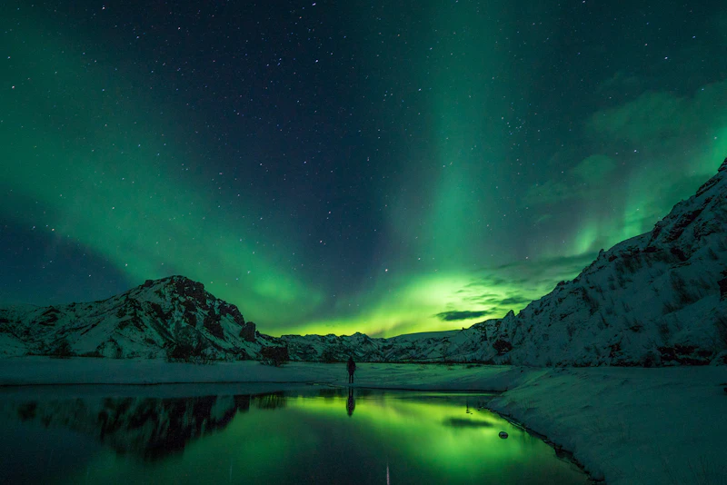 Nordlichter über Island