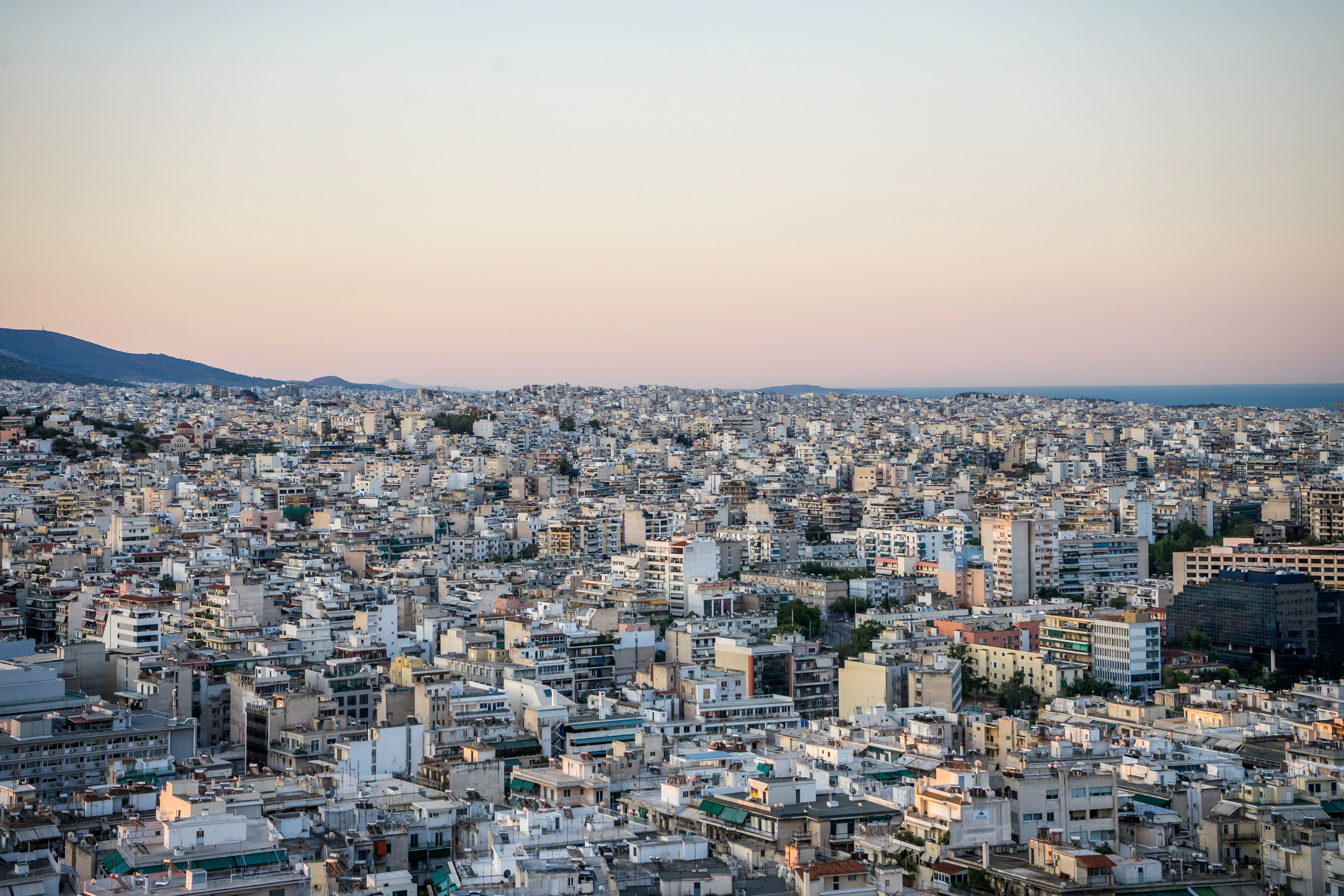 a large city landscape