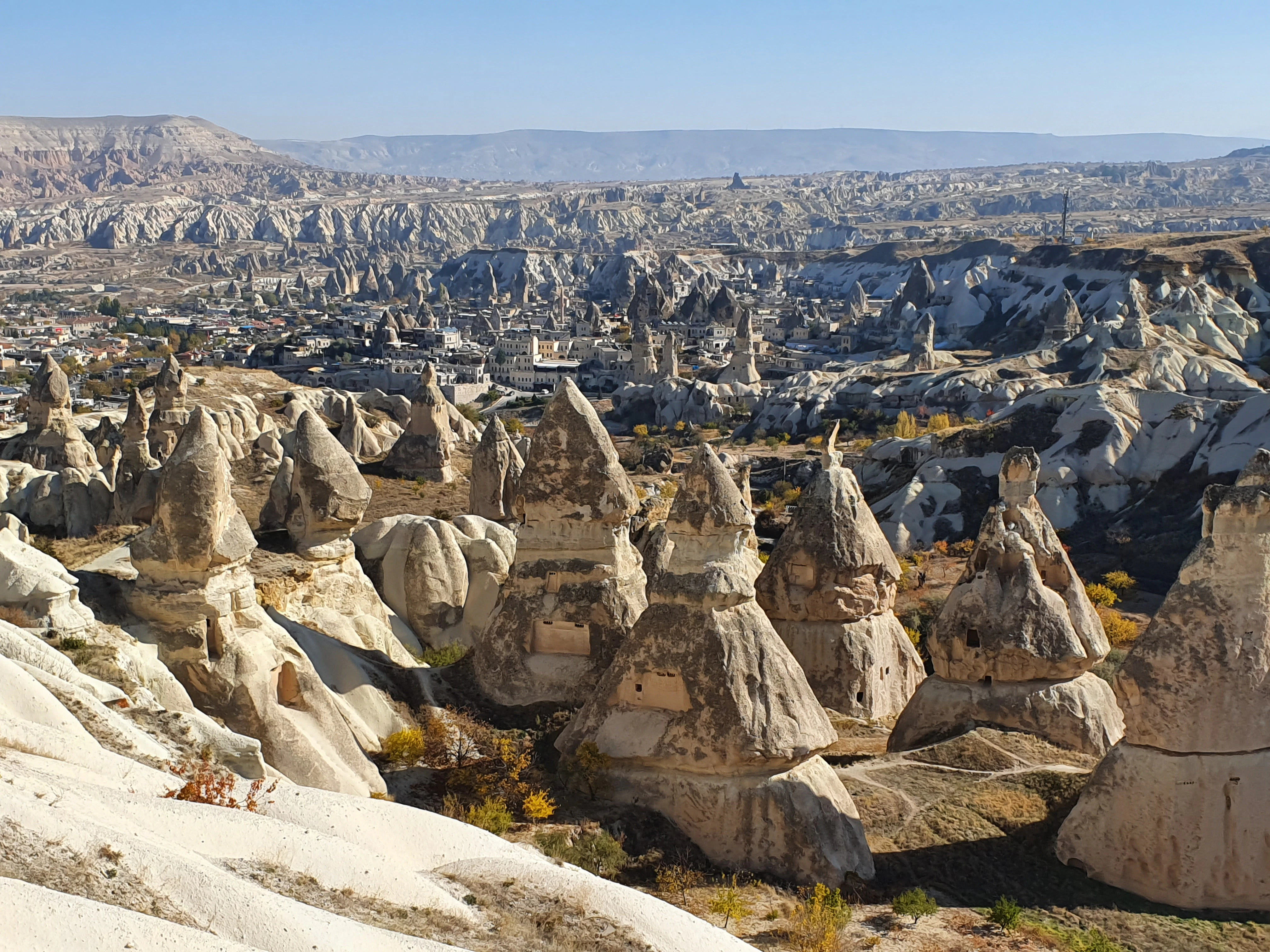 a view of a rocky landscape in the desert